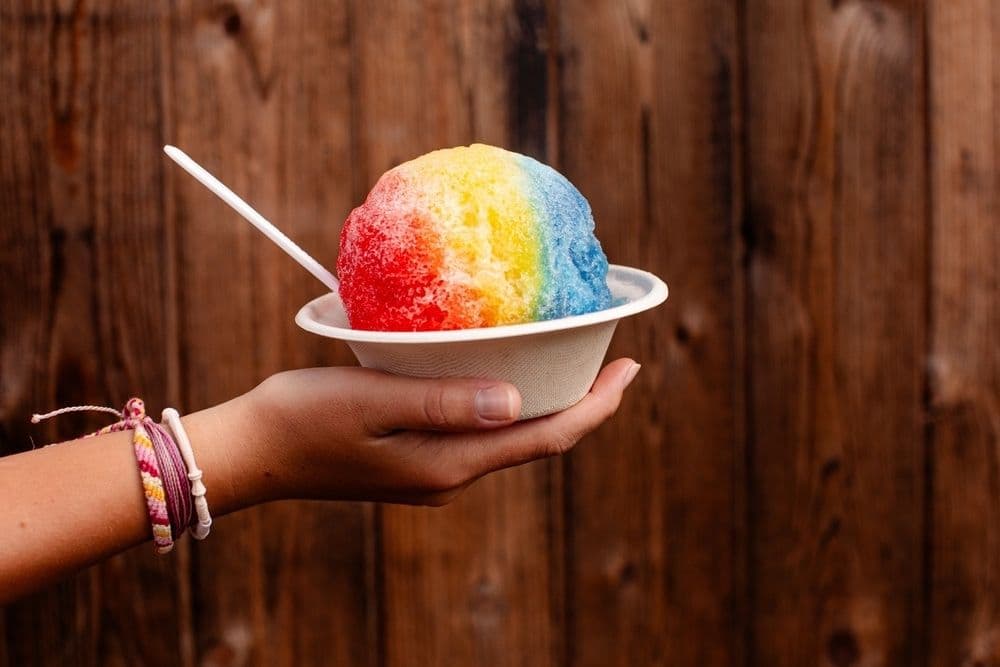 Hawaiian shaved ice