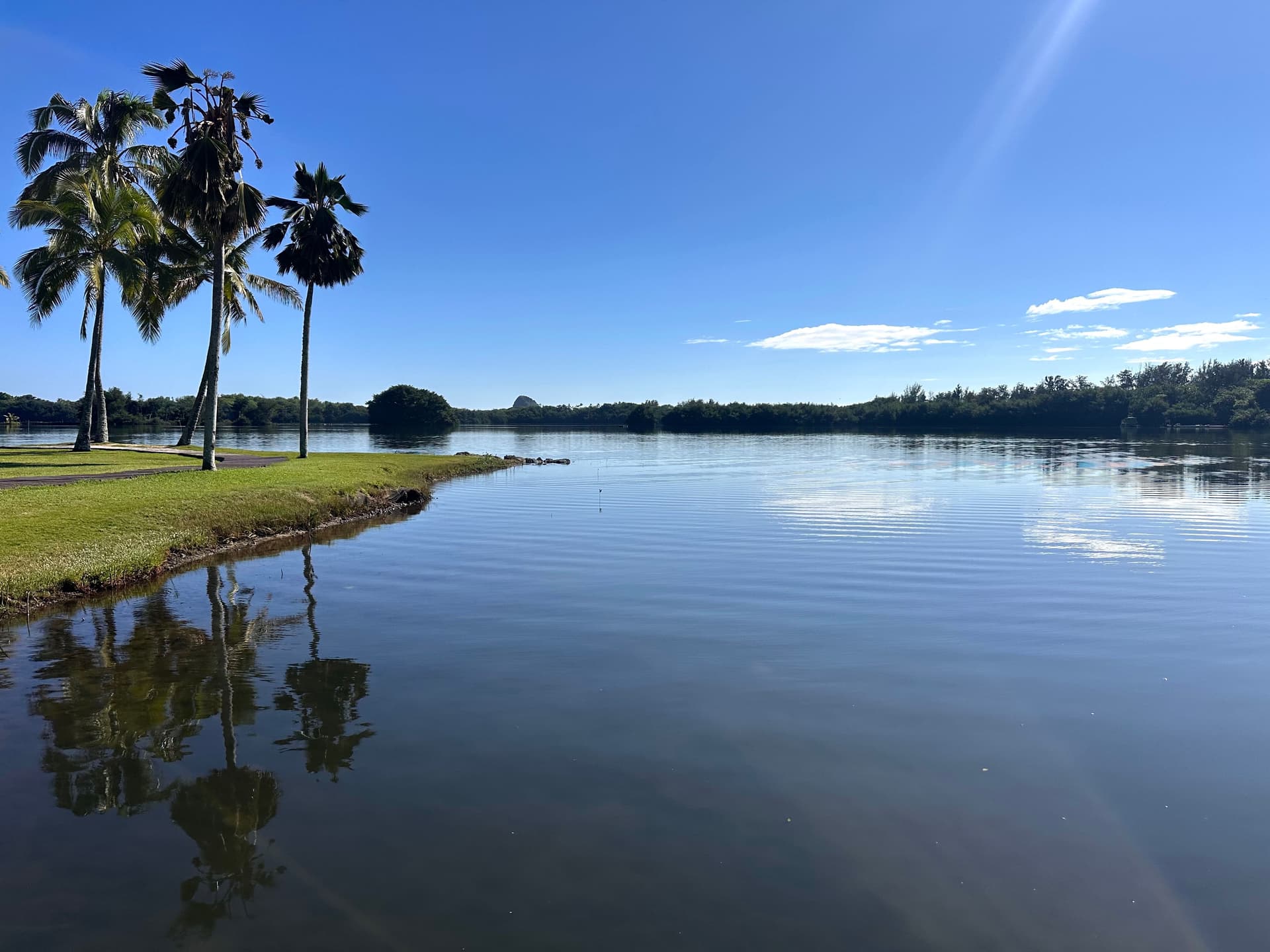 fishpond at kualoa ranch