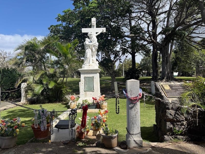 The gravesite of Mother Marianne. Photo by Natasha Bourlin.