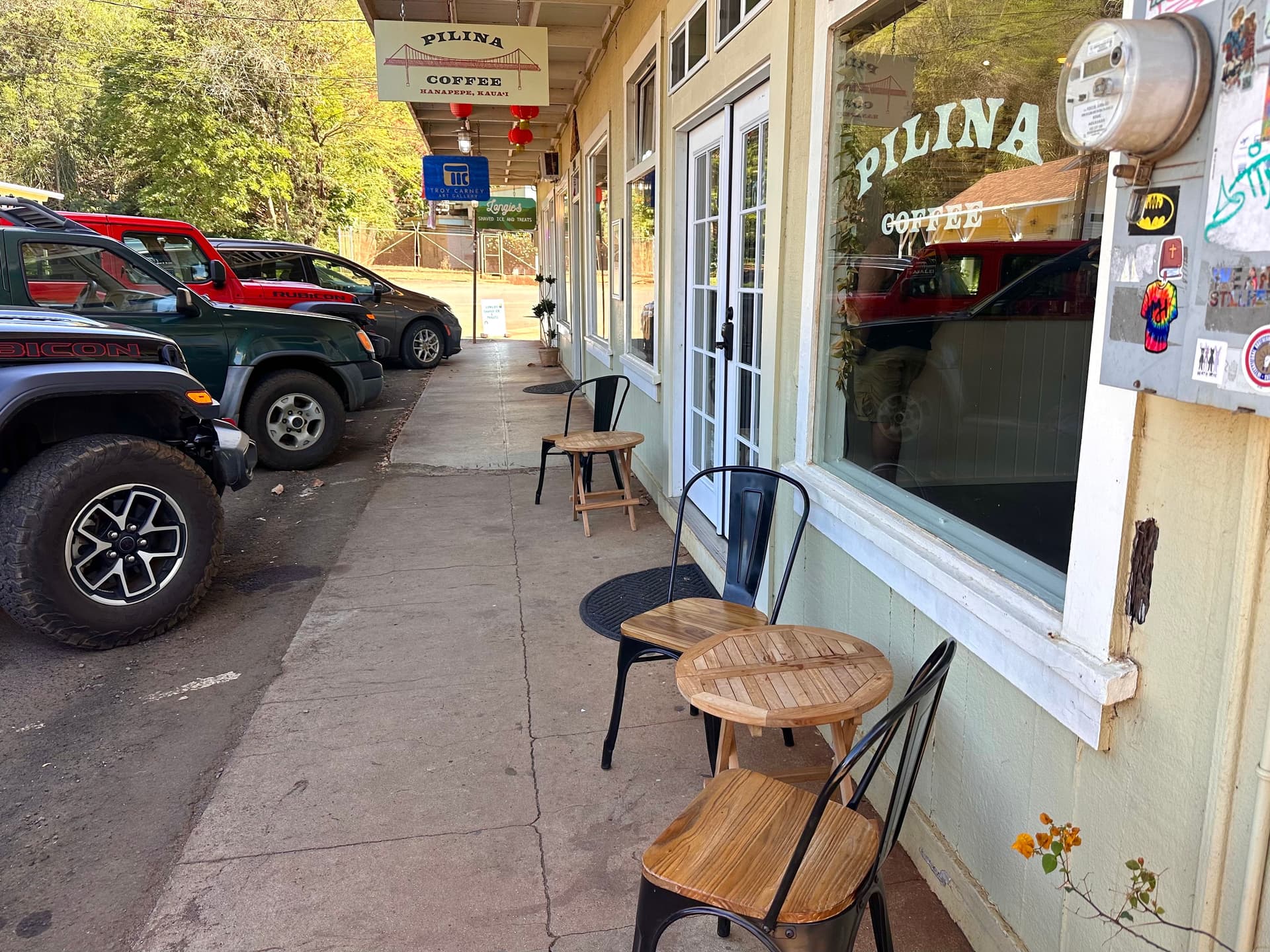 Pilina Coffee shop in Hanapepe Kauai.