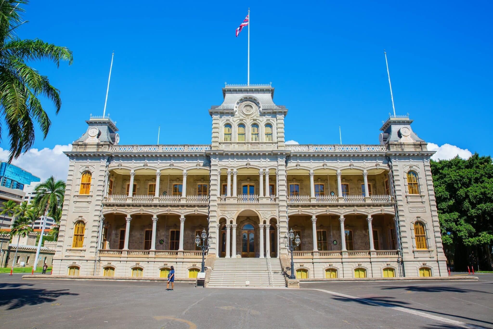ʻIolani Palace. Photo by Christian Mueller. Courtesy of Hawaiʻi Travel Authority.