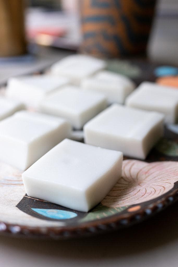 white coconut squares