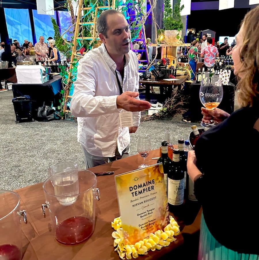 Domaine Tempier at Hawaii Food & Wine Festival 2024 on Oʻahu. Photo by Sarah Burchard.