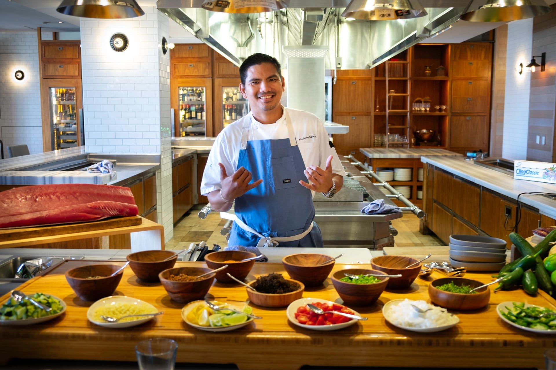 Chef Rhoderick Bulosan at Andaz Maui at Wailea Resort. Photo by Sarah Burchard.