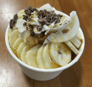 Small acai bowl at Nalu