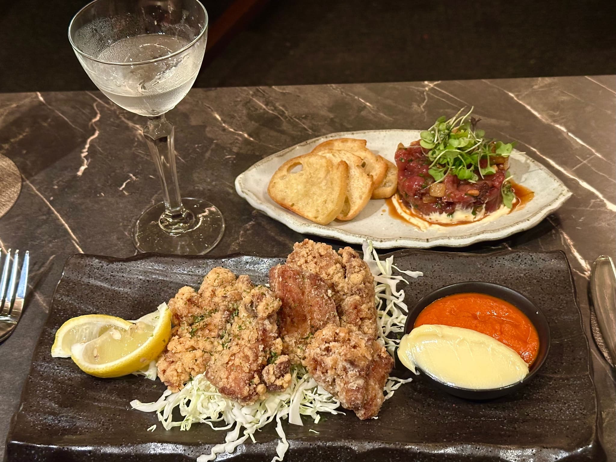 Karaage Chicken at Vintage Books. Photo by Sarah Burchard