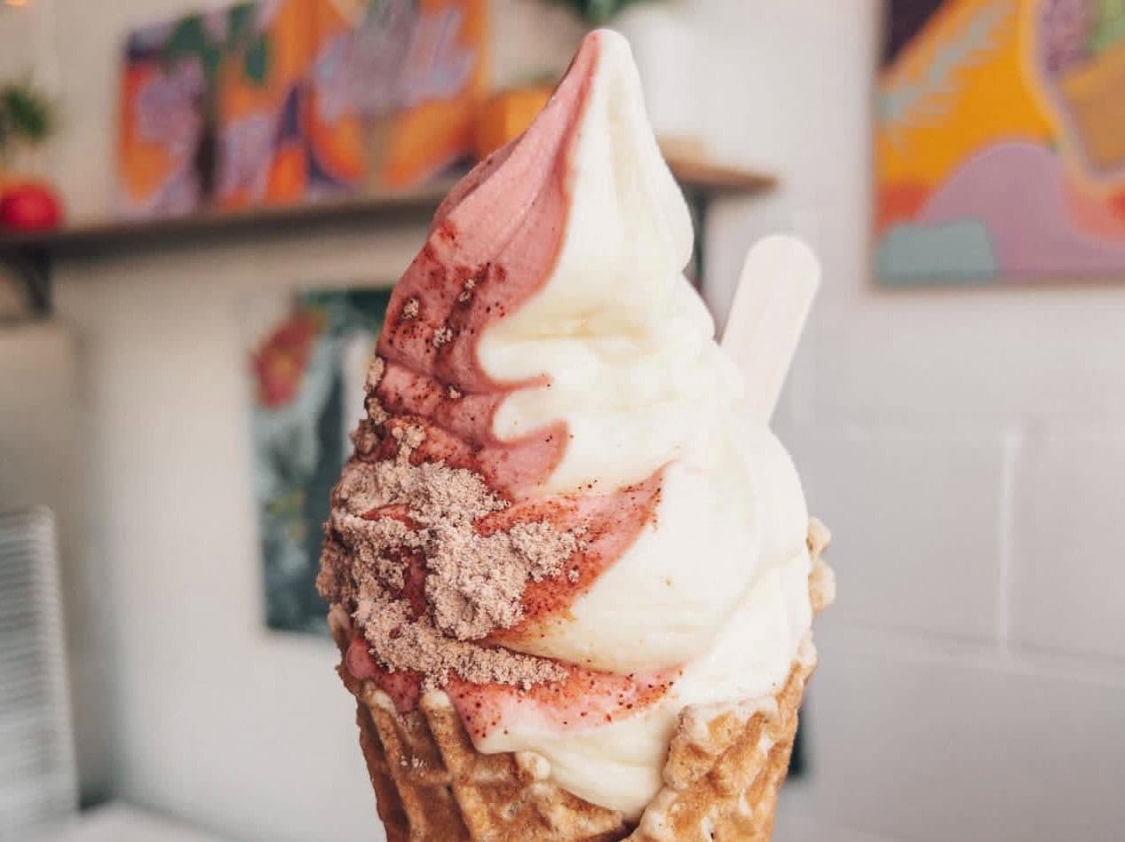 soft serve ice cream