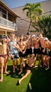 Group of runners after the HNL marathon