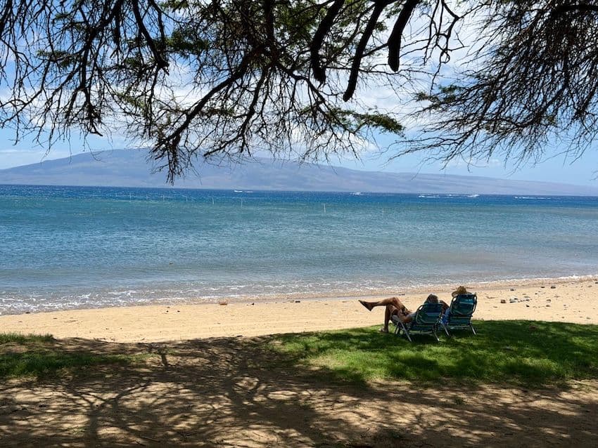 Kāʻanapali Beach south of the resort strip.
