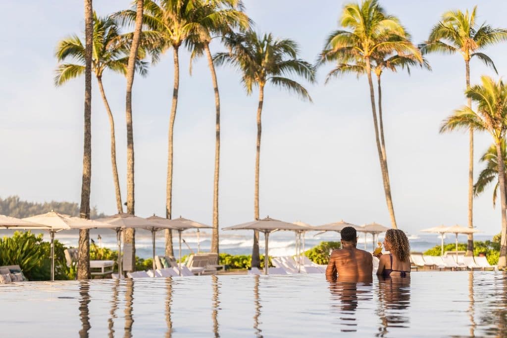 The adults-only infinity pool at The Ritz-Carlton O‘ahu, Turtle Bay. Photo courtesy of The Ritz-Carlton.