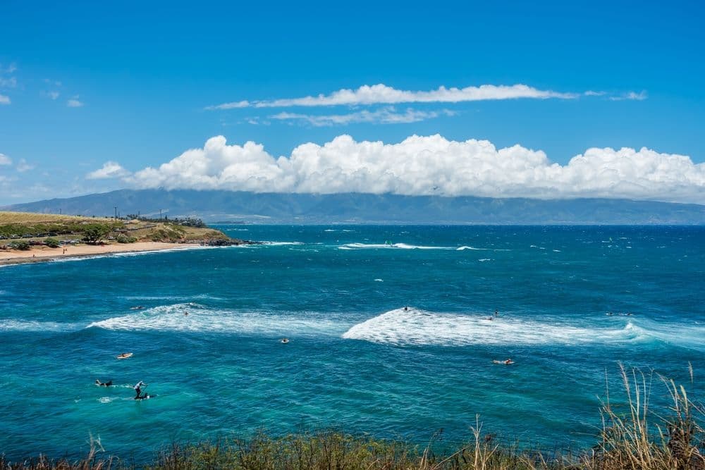 Hoʻokipa Beach Park Maui Hawaii.